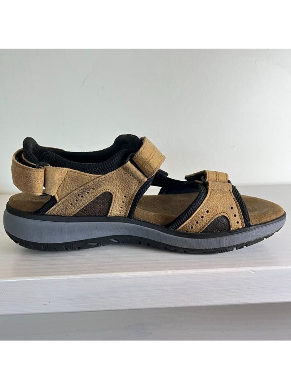 SAS Mens 9.5 Maverick Sport Sandal Comfort Outdoor Hiking Granola Made in USA - Picture 10 of 12